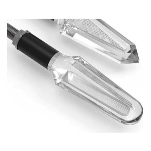 Direccionales Led Cristal Lujo Para Moto Universal Original