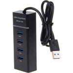 Hub Usb Multiplicador 4 Puertos Usb Luz Led Pc Notebook Full