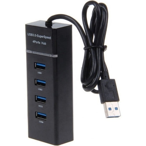 Hub Usb Multiplicador 4 Puertos Usb Luz Led Pc Notebook Full