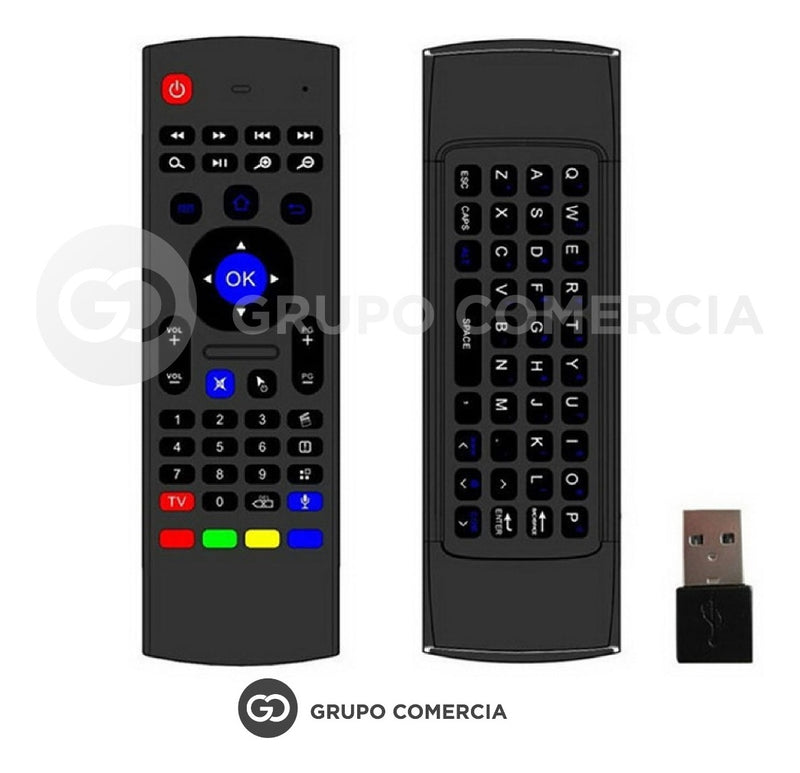 Control Teclado Air Mouse Para Smart Tv Control Remoto
