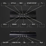Bateria Musical Tapete Juguete Premium Recargable Ballestas