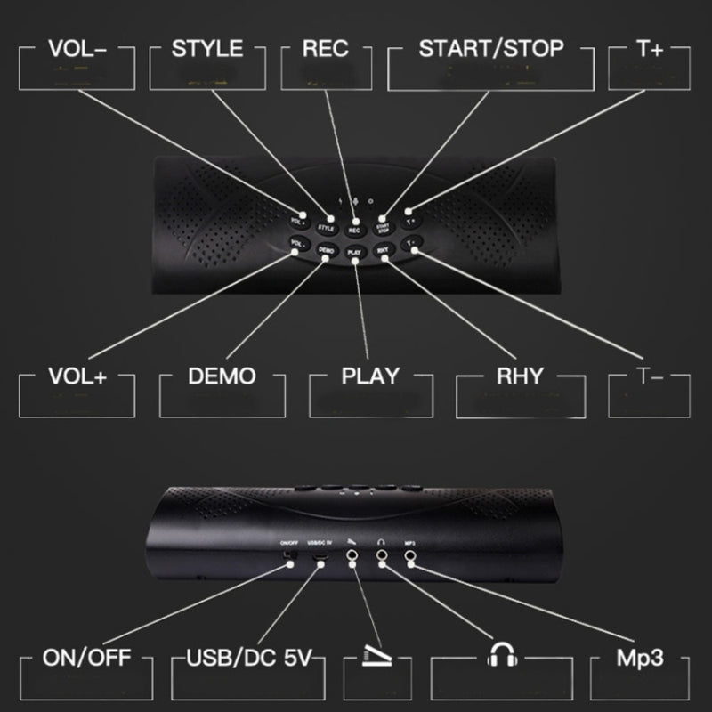 Bateria Musical Tapete Juguete Premium Recargable Ballestas