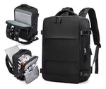 Maleta Morral Para Laptop Puerto Usb Viajero Practico Semi Impermeable Amaz Black Edition