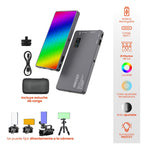 Panel De Luz Portable Digital Rgb Profesional Ajustable