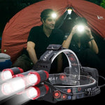 Linterna Minera Recargable Ciclismo 5000 Lumenes Para Cabeza