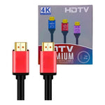 Cable 5 Metros Hdtv/Hdmi 4K Full Hd Premium
