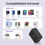 Cargador Tipo C Carga Rapida Usb Datos Celular 1Hora