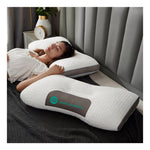 Almohada Ergonomica Cuello Dormir Mejor Confort Blanco