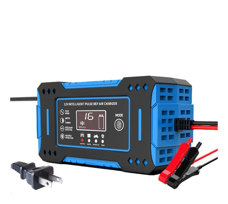 Cargador Iniciador De Bateria Inteligente Para Carros Motos Automoviles 12V