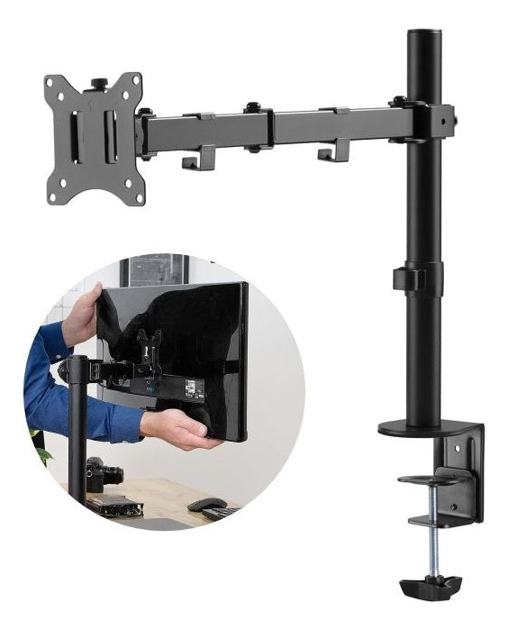 Soporte De Escritorio Para Monitor 17 -32 Metalico Ajustable