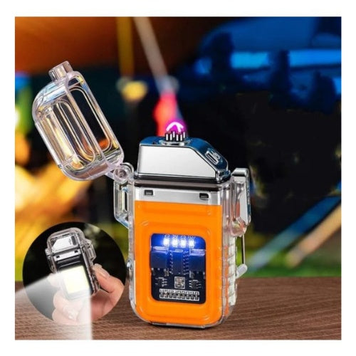 Linterna De Bolsillo Led 3 Modos Con Encendedor Recargable