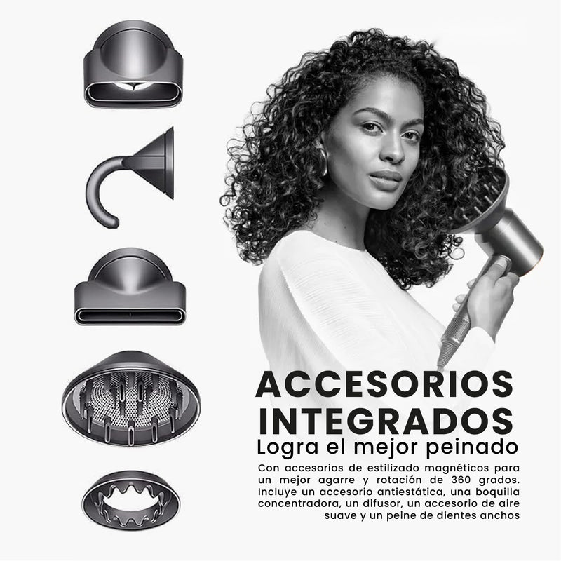 Secador Dys Pro Para Cabello Con Accesorios Boquillas