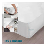 Combo Cubrelecho Termico Doble Funda Ovejero + Protector De Colchon Antifluido