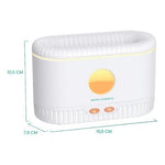 Humidificador Difusor Aromas Chimenea Flama Esencia Aromaterapia