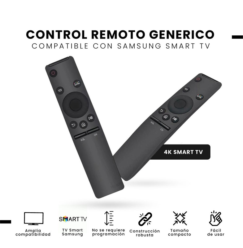 Control Remoto Universal Compatible Para Smart Tv Samsung Compatible Facil Emparejamiento