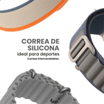 Smartwatch Hk 10 Ultra Amoled Chat Gpt Alta Gama Compatible Con Android Ios Gris Edition