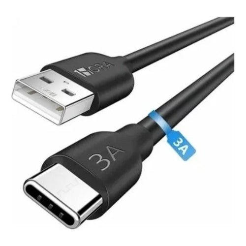 Cable Usb Tipo C 3A 1M, 1Hora, Cab251, Carga Rapida Y Transferencia De Datos