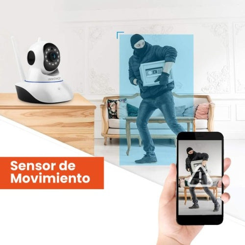 Camara Ip Wifi Vision Nocturna Electronic 1080P 3 Antenas