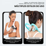 Pistola Masajeadora Recargable Relajante Anti Estres Con Masajeador Manual