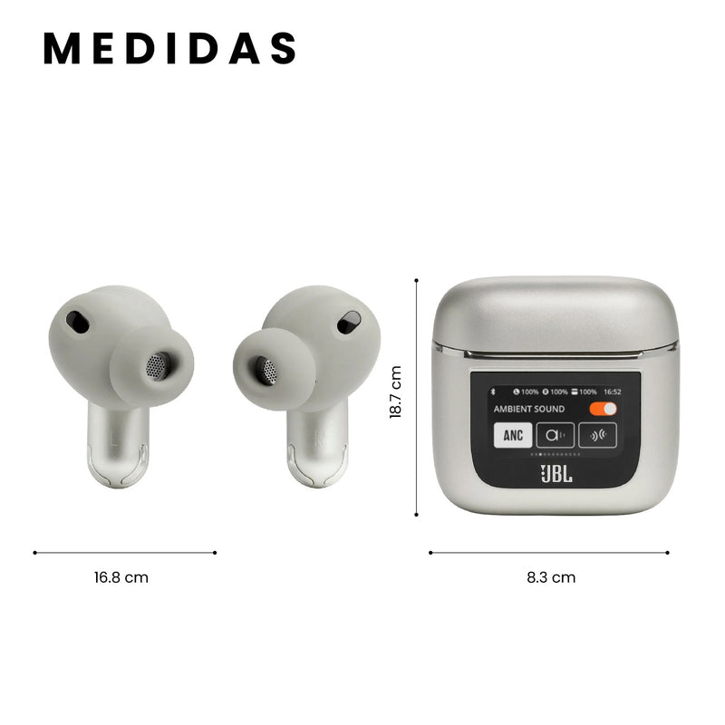 Audifonos Jbl Tour Pro 2 Calidad 1.1 Con Pantalla Tactil Beige
