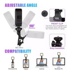 Luz Led Celular Camara Video Rgb Portable Spot Recargable
