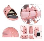 Bolso Maleta Morral Deportivo Impermeable Multifuncional Pink Rose