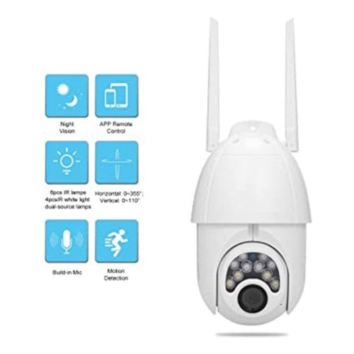 Camara Smart Wifi Seguridad Vigilancia Exterior 1080 Domo360