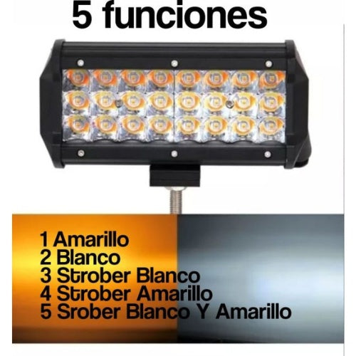 Exploradora 8000 Lm 5 Funciones Dual Color Alta Potencia