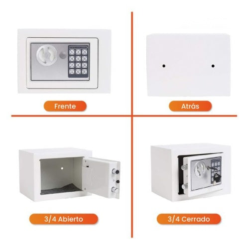 Caja Fuerte Pequena De Alta Seguridad Digital Y Llaves Para Hogar Oficina