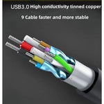 Hub Multipuertos Usb 3.0 Carcaza Aluminio 4 Puertos Fino