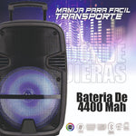 Parlante Profesional Korbix 12In500W Inalambrico Con Tripode
