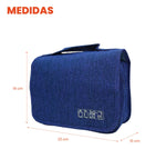 Organizador Cosmetiquera De Maquillaje Impermeable Azul Para Bolsos