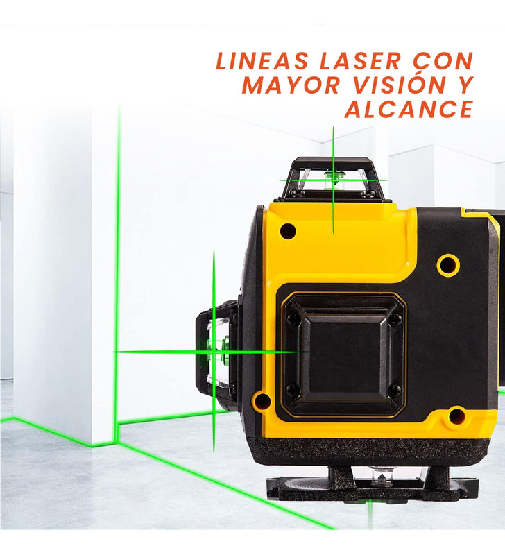 Nivel Laser 16 Lineas Con Estuche Tripode Nivelador Profesional