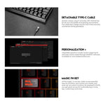 Teclado Gamer Mecanico Fantech Maxfit 61 Blanco Profesional