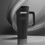 Termo Acero Inoxidable 900Ml Premium Sitarayuri Doble Boquilla Frio/Calor Coffee Negro