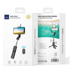 Tripode Selfie Monopod Wiwu Se Premium Con Luz Led Bluetooth