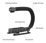 Estabilizador Camara Y Celular Luz Led Microfono Con Control