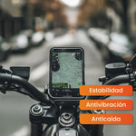 Holder Soporte Manubrio Para Moto Porta Celular Anticaida Antivibracion