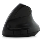 Mouse Inalambrico Ergonomico Vertical Tunel Carpiano Color Negro