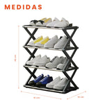 Organizador De Zapatos Para Hogar Armable Practico 4 Niveles