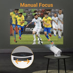 Mini Proyector Led Smart Android 11 Fhd 4500 Lumenes Wifi Bt Color Blanco