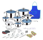 Juego De Ollas Y Sartenes 55 Piezas Acero Quirurgico Inoxidable Premium Cook Ware
