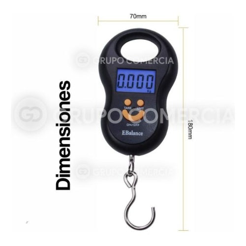 Bascula De Mano Digital Maletero De Mano 50Kg Viajera