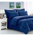 Edredon Cubrelecho Premium Cama Doble Con Fundas Para Almohada