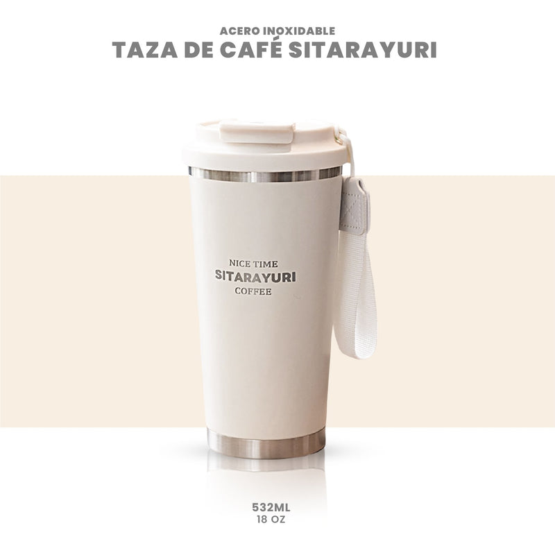 Termo Vaso Acero Inoxidable 532 Ml Frio/Calor Coffee Beige