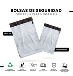 Bolsas De Seguridad Porta Guia Para Mensajeria 28 X 38 Ecommerce Biodegradable