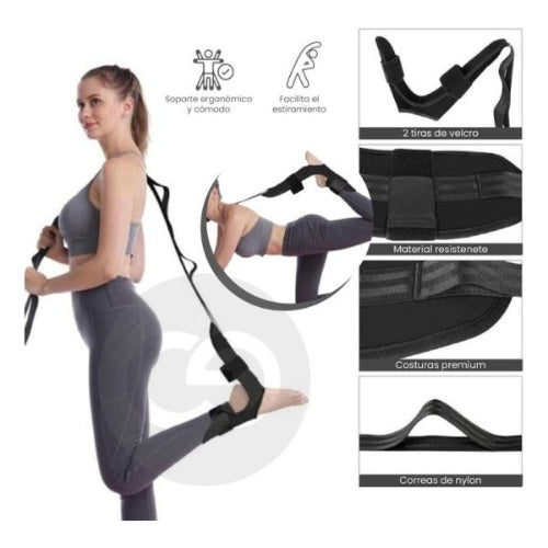Banda Deportivas Estiramiento Yoga Correa Elastica Fitness