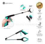 Pinzas Extension Agarre Recoge Basura Objetos Plegable