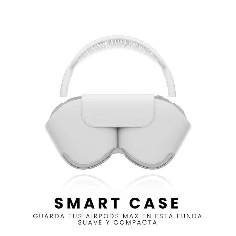Audifonos Airpods Max 1.1 Replic Magnetica Full Sonido Bluetooth Estuche Blanco
