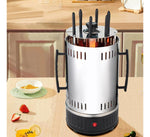 Barril Asador Giratorio Brochetas Electrico 1200W Acero Inox 110V